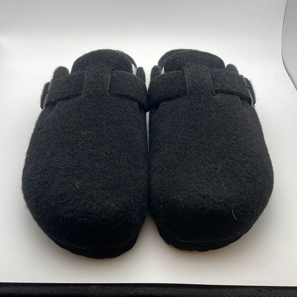 CUSHIONAIRE Women's Cork Footbed Clog SIZE 10 BLACK - Picture 2 of 7